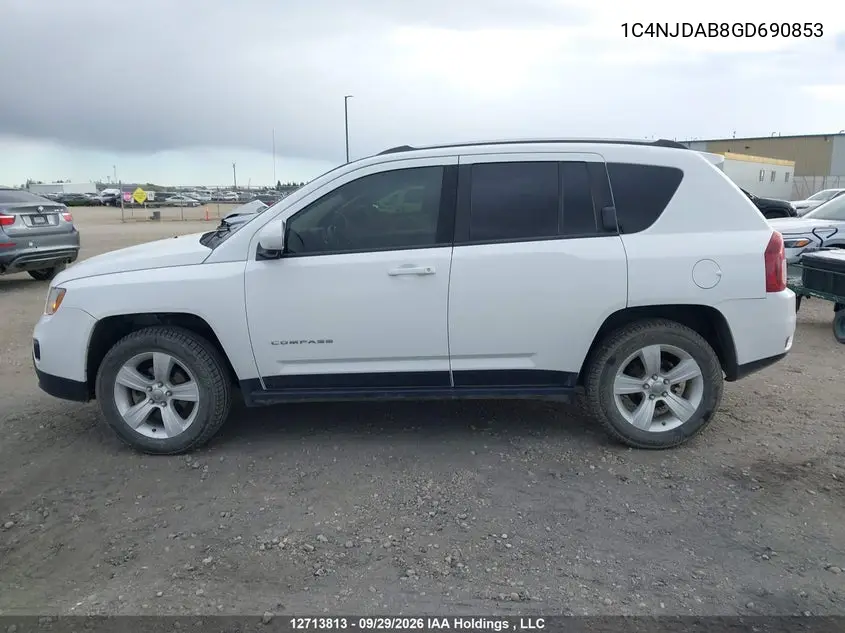 2016 JEEP COMPASS VIN 1C4NJDAB8GD690853 — фото 14