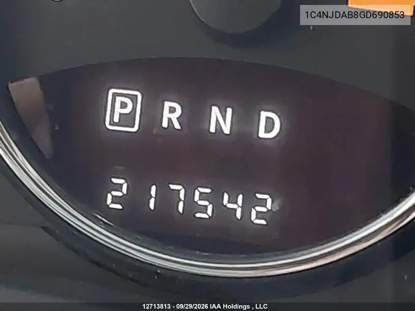 2016 JEEP COMPASS VIN 1C4NJDAB8GD690853 — фото 15