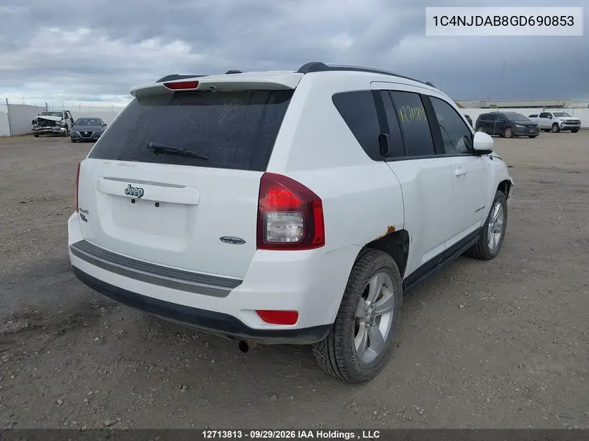 2016 JEEP COMPASS VIN 1C4NJDAB8GD690853 — фото 4