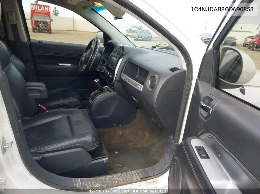 2016 JEEP COMPASS VIN 1C4NJDAB8GD690853 — фото 5