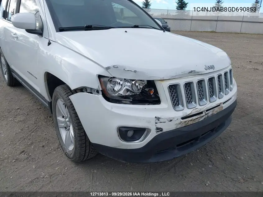 2016 JEEP COMPASS VIN 1C4NJDAB8GD690853 — фото 6