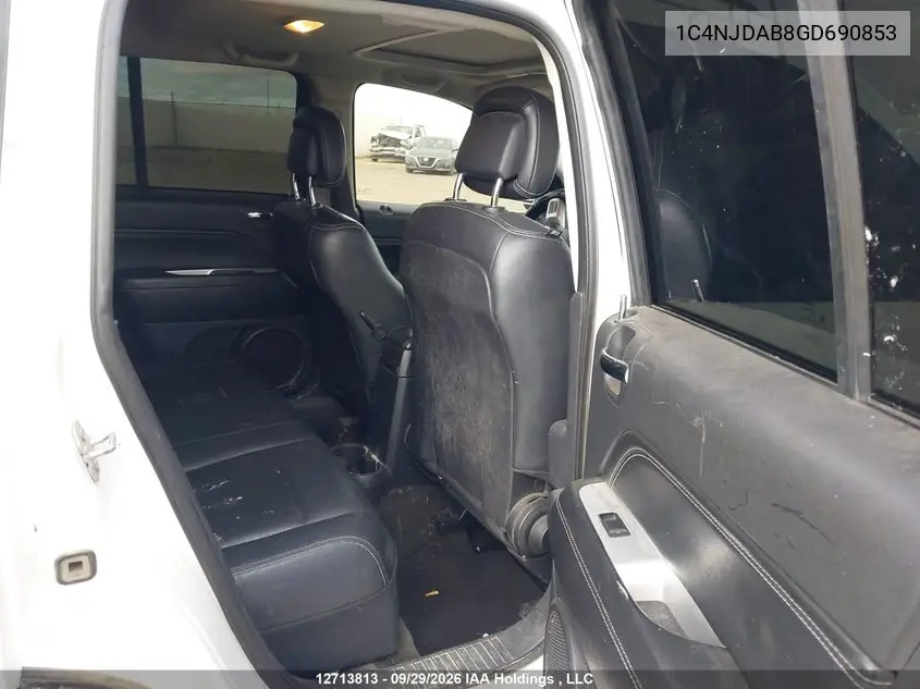 2016 JEEP COMPASS VIN 1C4NJDAB8GD690853 — фото 8
