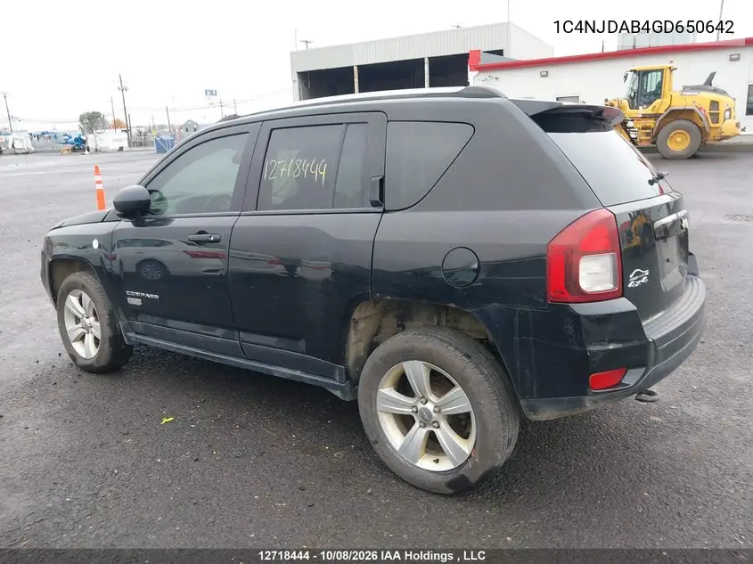 2016 JEEP COMPASS VIN 1C4NJDAB4GD650642 — фото 14