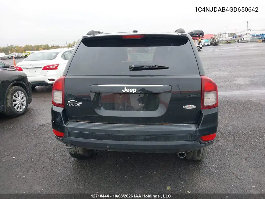 2016 JEEP COMPASS VIN 1C4NJDAB4GD650642 — фото 16