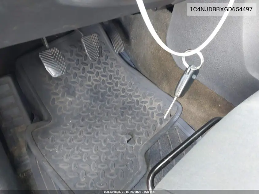 2016 JEEP COMPASS VIN 1C4NJDBBXGD654497 — фото 11