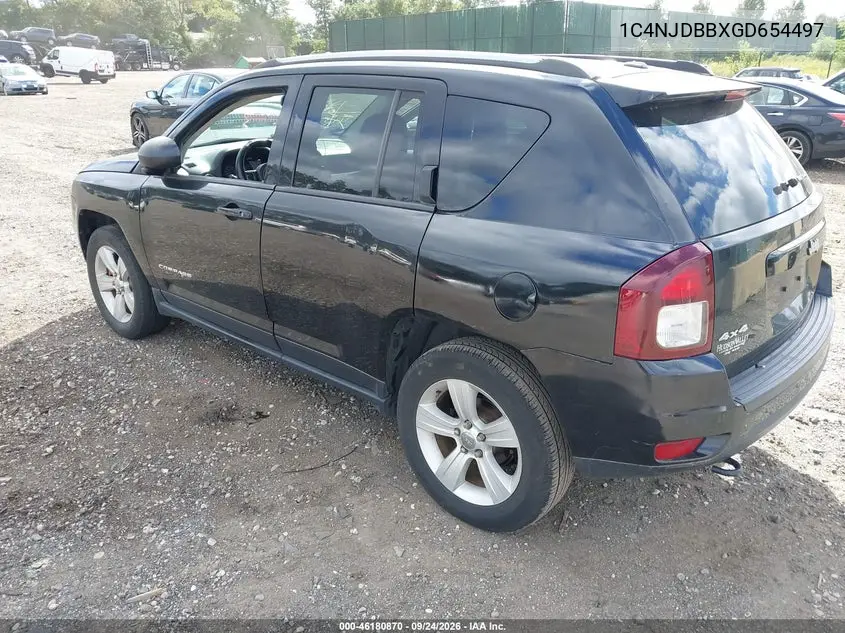 2016 JEEP COMPASS VIN 1C4NJDBBXGD654497 — фото 3
