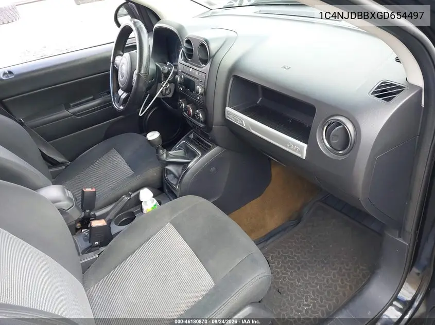 2016 JEEP COMPASS VIN 1C4NJDBBXGD654497 — фото 5