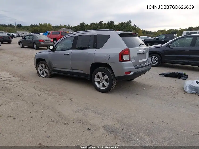 2016 JEEP COMPASS VIN 1C4NJDBB7GD626639 — фото 3