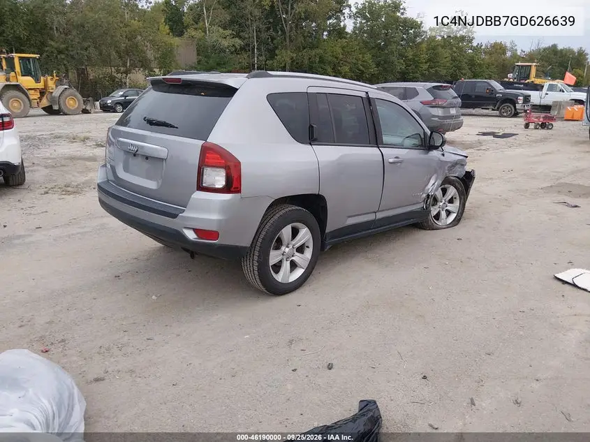 2016 JEEP COMPASS VIN 1C4NJDBB7GD626639 — фото 4