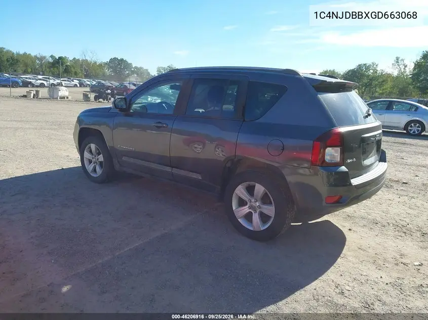2016 JEEP COMPASS VIN 1C4NJDBBXGD663068 — фото 3