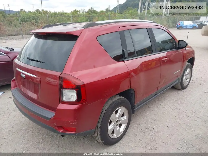 2016 JEEP COMPASS VIN 1C4NJCBB9GD693933 — фото 4