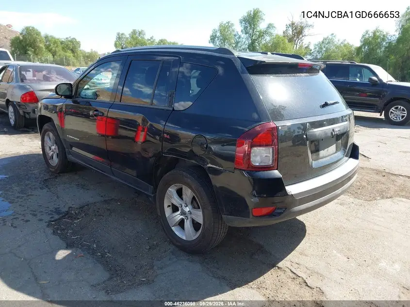2016 JEEP COMPASS VIN 1C4NJCBA1GD666653 — фото 3