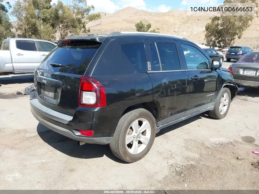 2016 JEEP COMPASS VIN 1C4NJCBA1GD666653 — фото 4