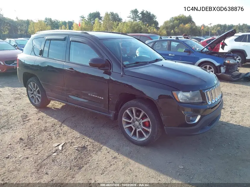 JEEP COMPASS 2016, VIN 1C4NJDEBXGD638876