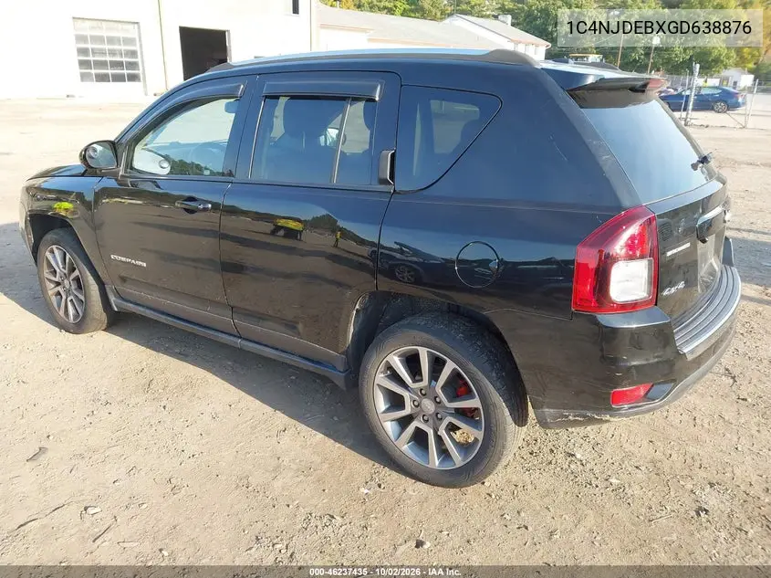 2016 JEEP COMPASS VIN 1C4NJDEBXGD638876 — фото 3