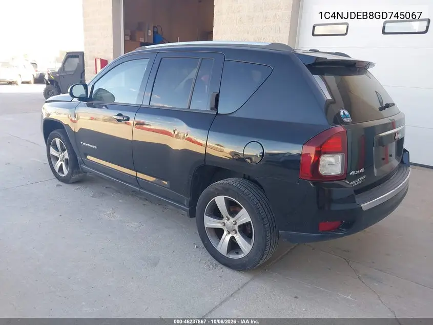 2016 JEEP COMPASS VIN 1C4NJDEB8GD745067 — фото 3