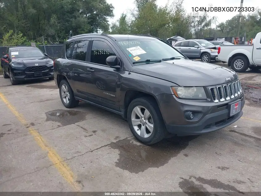 JEEP COMPASS 2016, VIN 1C4NJDBBXGD723303