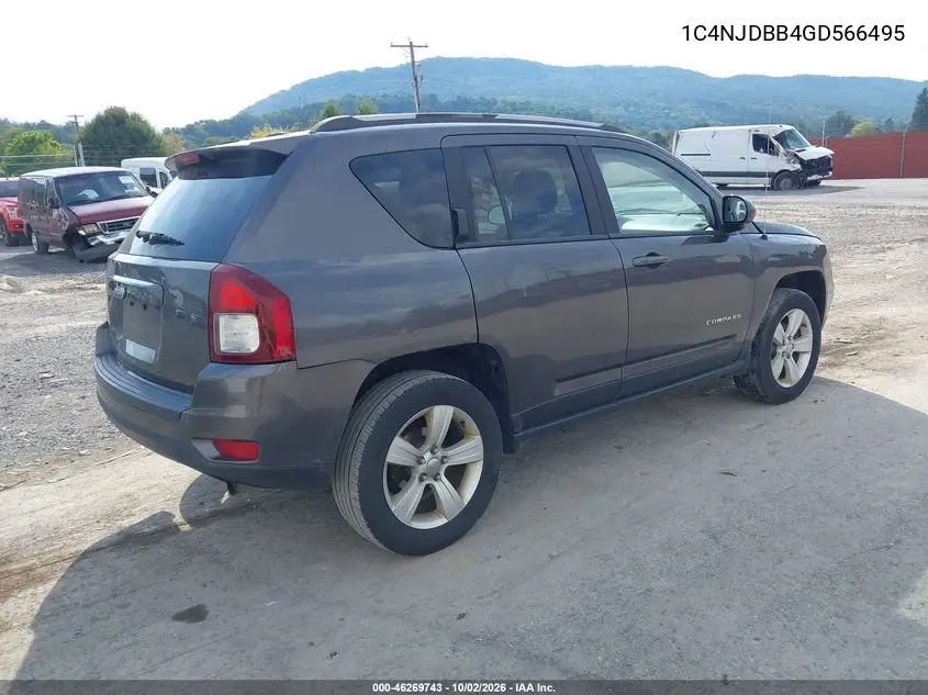 2016 JEEP COMPASS VIN 1C4NJDBB4GD566495 — фото 4