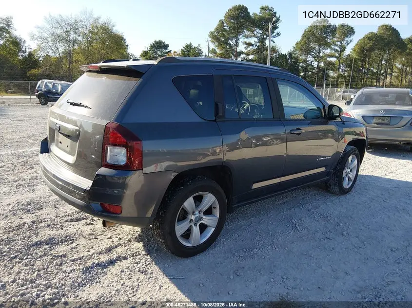 2016 JEEP COMPASS VIN 1C4NJDBB2GD662271 — фото 4