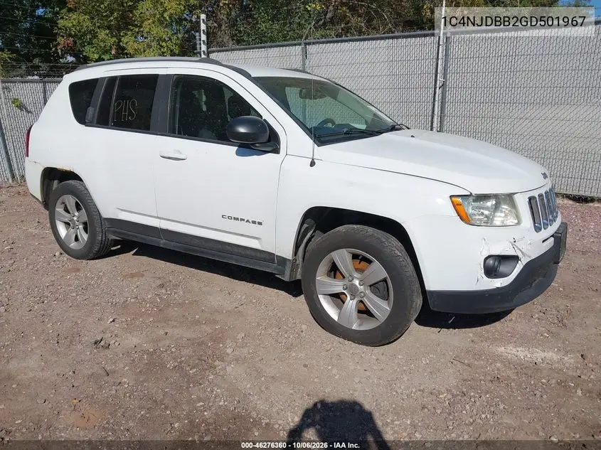 JEEP COMPASS 2016, VIN 1C4NJDBB2GD501967
