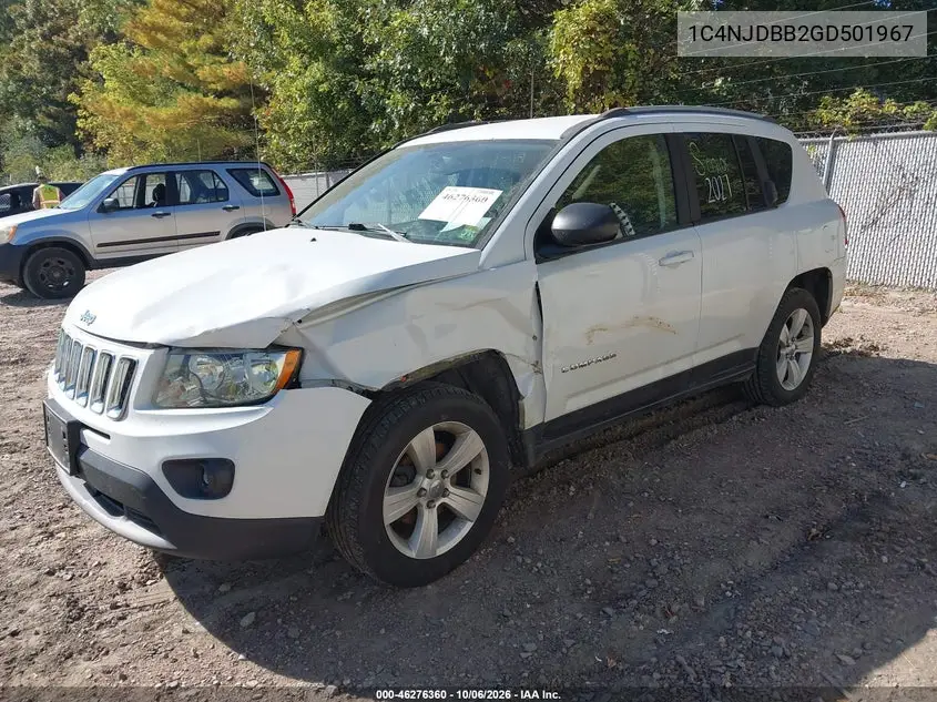 2016 JEEP COMPASS VIN 1C4NJDBB2GD501967 — фото 2