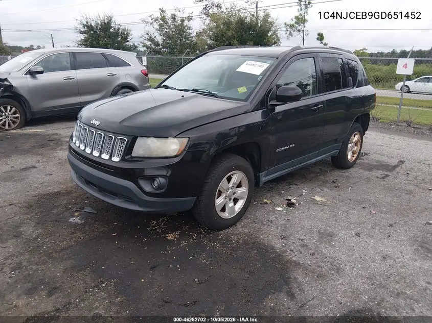 2016 JEEP COMPASS VIN 1C4NJCEB9GD651452 — фото 2