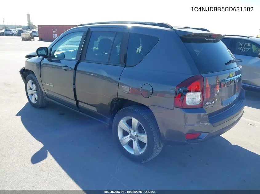 2016 JEEP COMPASS VIN 1C4NJDBB5GD631502 — фото 3