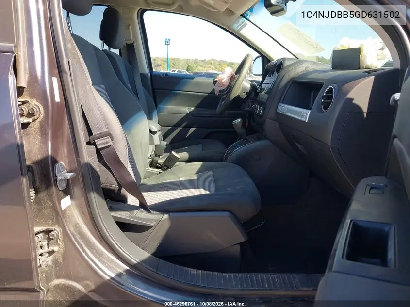 2016 JEEP COMPASS VIN 1C4NJDBB5GD631502 — фото 5