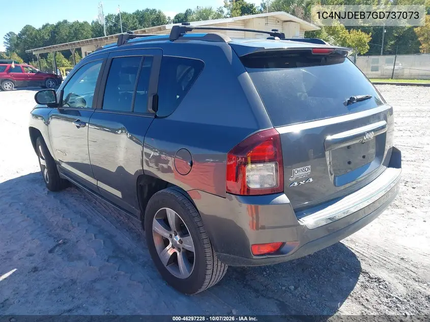2016 JEEP COMPASS VIN 1C4NJDEB7GD737073 — фото 3