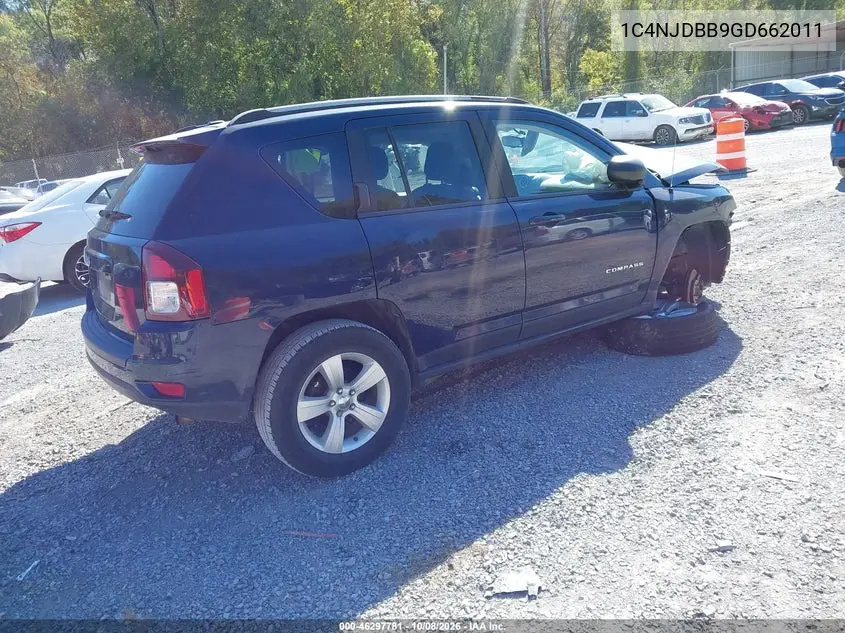 2016 JEEP COMPASS VIN 1C4NJDBB9GD662011 — фото 4