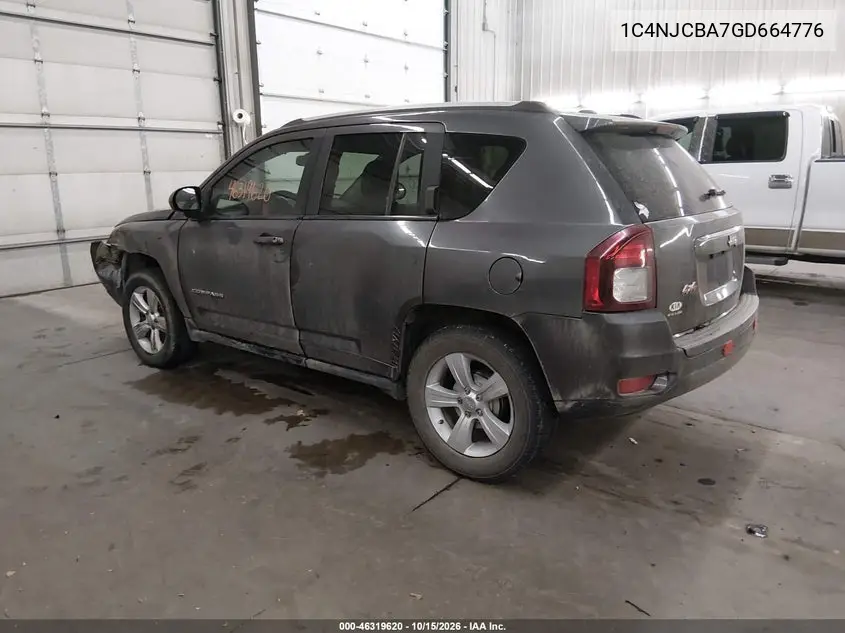 2016 JEEP COMPASS VIN 1C4NJCBA7GD664776 — фото 3