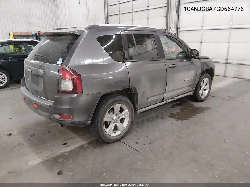 2016 JEEP COMPASS VIN 1C4NJCBA7GD664776 — фото 4