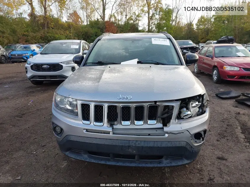 2016 JEEP COMPASS VIN 1C4NJDBB2GD535102 — фото 12