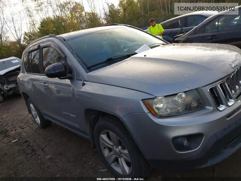 2016 JEEP COMPASS VIN 1C4NJDBB2GD535102 — фото 13