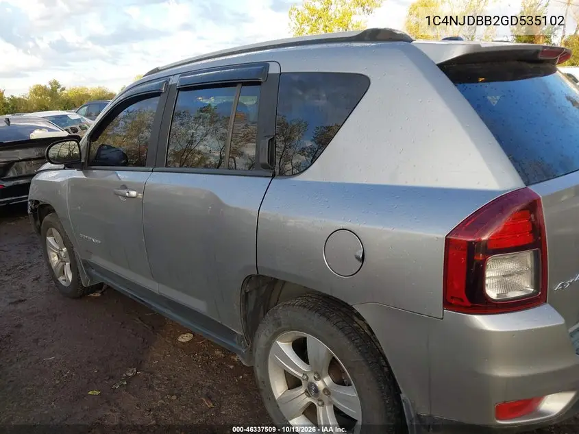 2016 JEEP COMPASS VIN 1C4NJDBB2GD535102 — фото 14