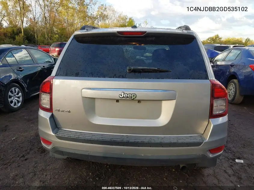 2016 JEEP COMPASS VIN 1C4NJDBB2GD535102 — фото 16