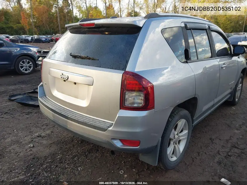 2016 JEEP COMPASS VIN 1C4NJDBB2GD535102 — фото 4