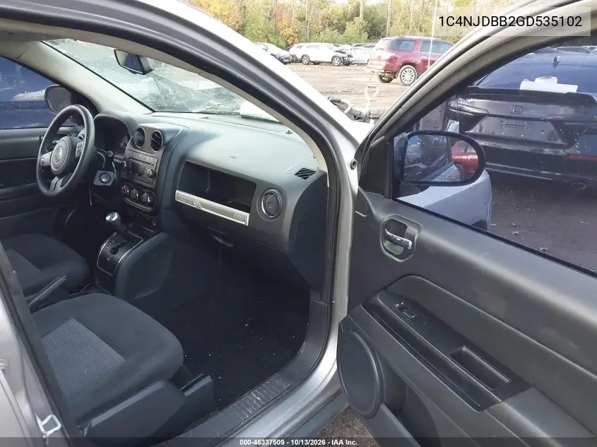 2016 JEEP COMPASS VIN 1C4NJDBB2GD535102 — фото 5