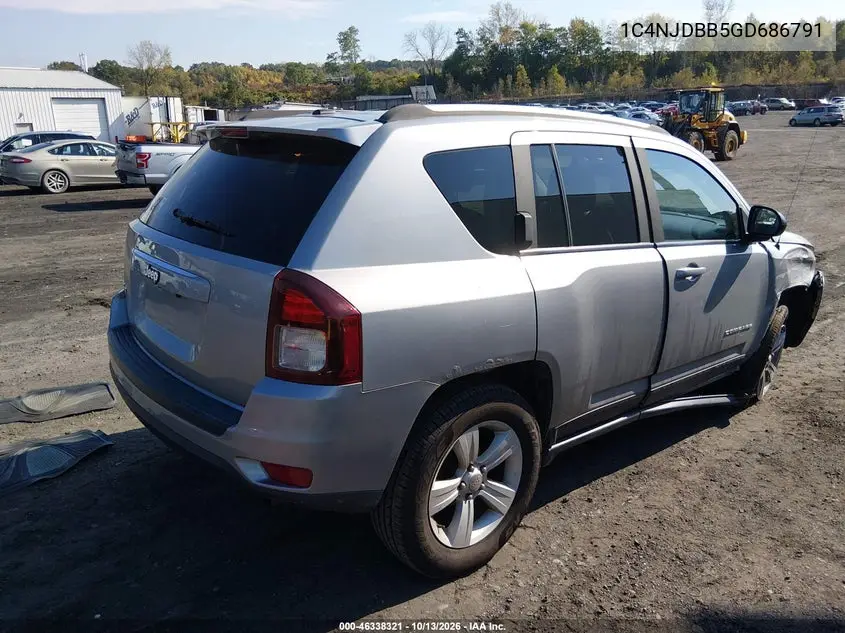 2016 JEEP COMPASS VIN 1C4NJDBB5GD686791 — фото 4
