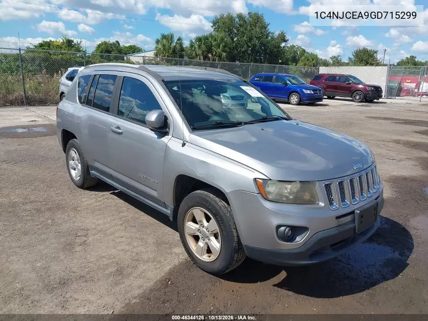 JEEP COMPASS 2016, VIN 1C4NJCEA9GD715299