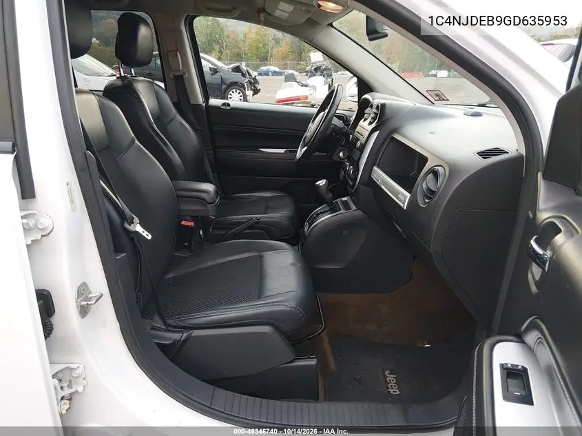 2016 JEEP COMPASS VIN 1C4NJDEB9GD635953 — фото 5