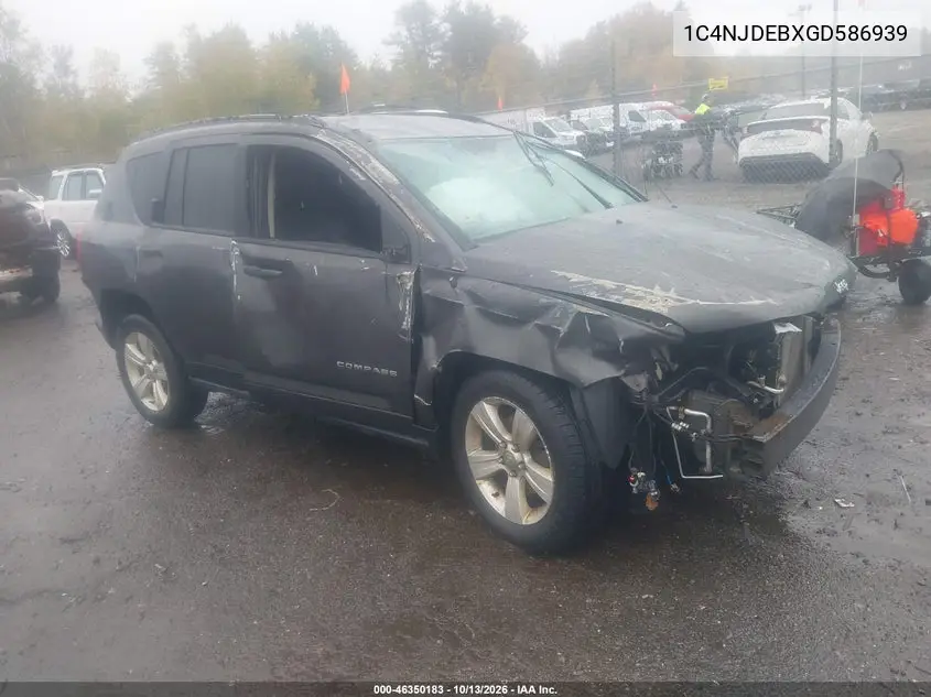 JEEP COMPASS 2016, VIN 1C4NJDEBXGD586939