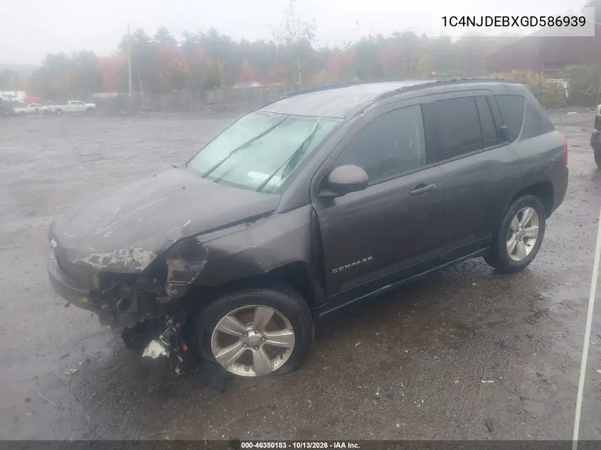 2016 JEEP COMPASS VIN 1C4NJDEBXGD586939 — фото 2