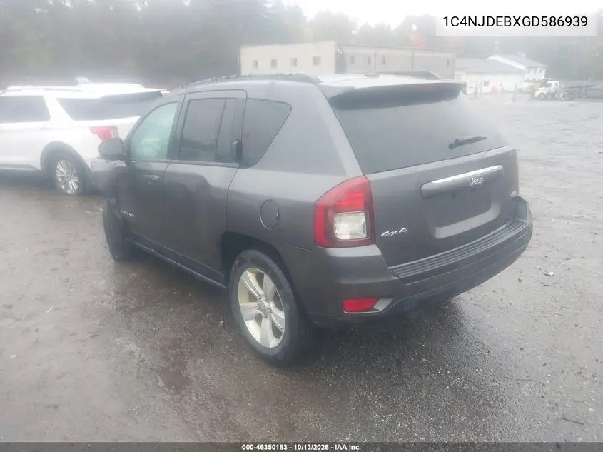2016 JEEP COMPASS VIN 1C4NJDEBXGD586939 — фото 3