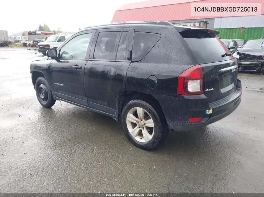2016 JEEP COMPASS VIN 1C4NJDBBXGD725018 — фото 3