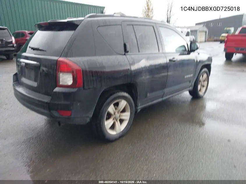 2016 JEEP COMPASS VIN 1C4NJDBBXGD725018 — фото 4