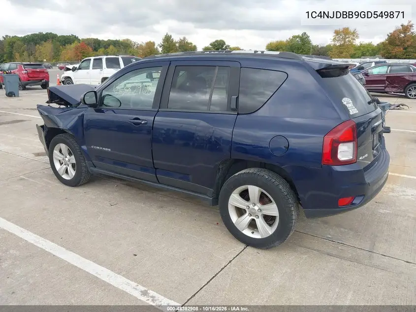 2016 JEEP COMPASS VIN 1C4NJDBB9GD549871 — фото 3