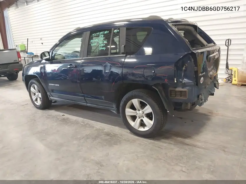 2016 JEEP COMPASS VIN 1C4NJDBB6GD756217 — фото 3