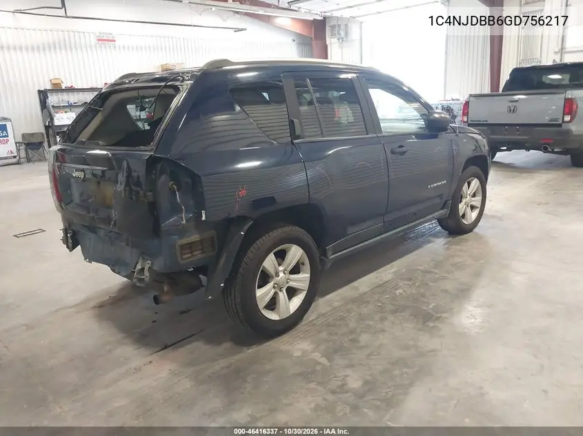 2016 JEEP COMPASS VIN 1C4NJDBB6GD756217 — фото 4
