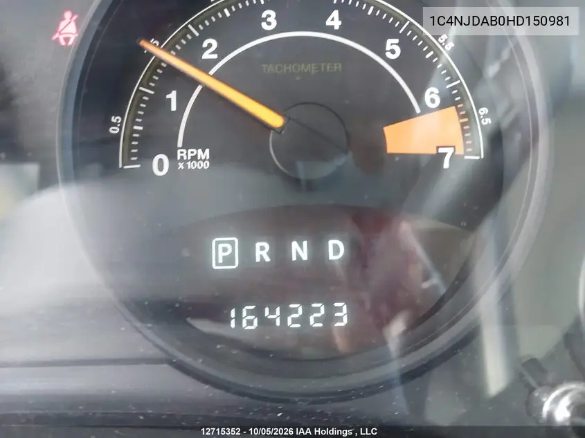2017 JEEP COMPASS VIN 1C4NJDAB0HD150981 — фото 16